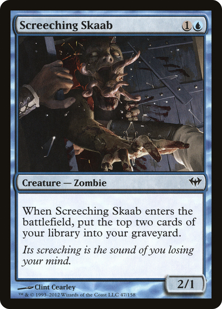 Screeching Skaab (DKA-047) [Dark Ascension] Foil