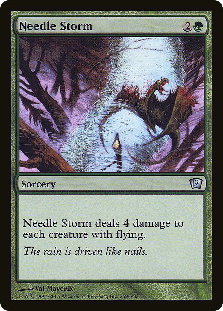 Needle Storm (9ED-259) [9th Edition] Foil
