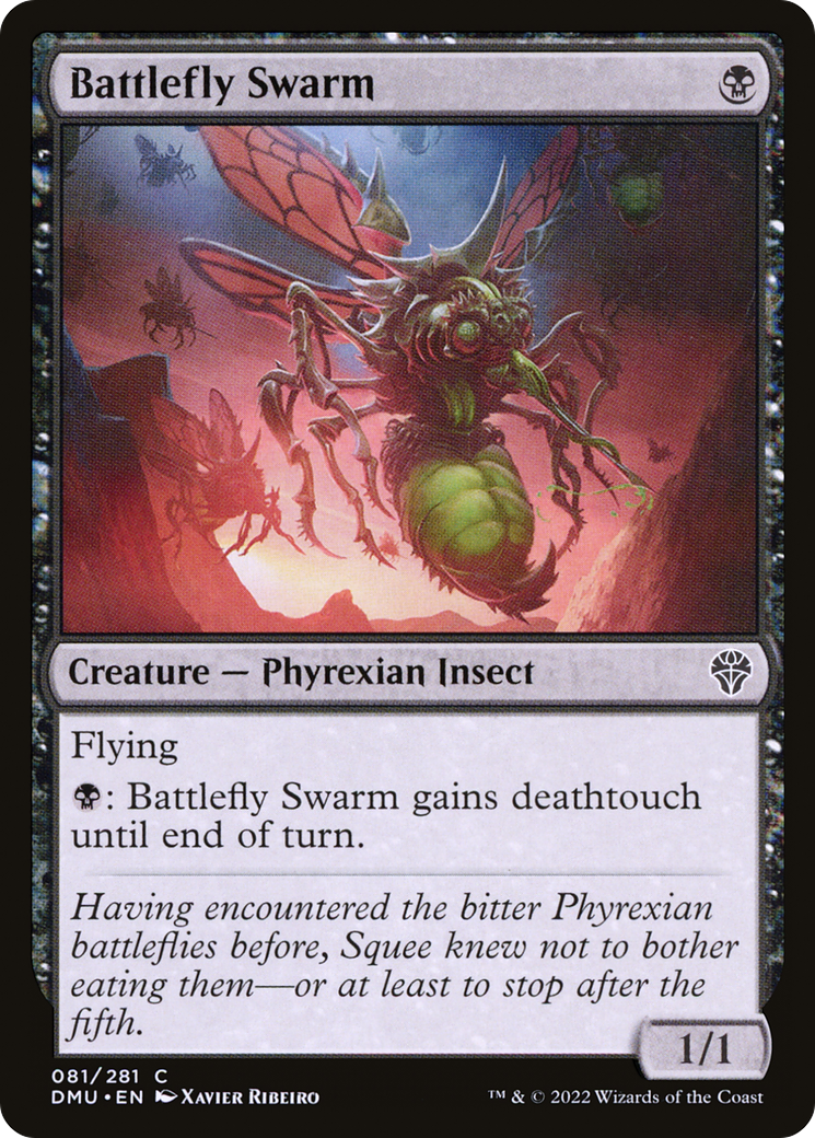 Battlefly Swarm (DMU-081) [Dominaria United] Foil
