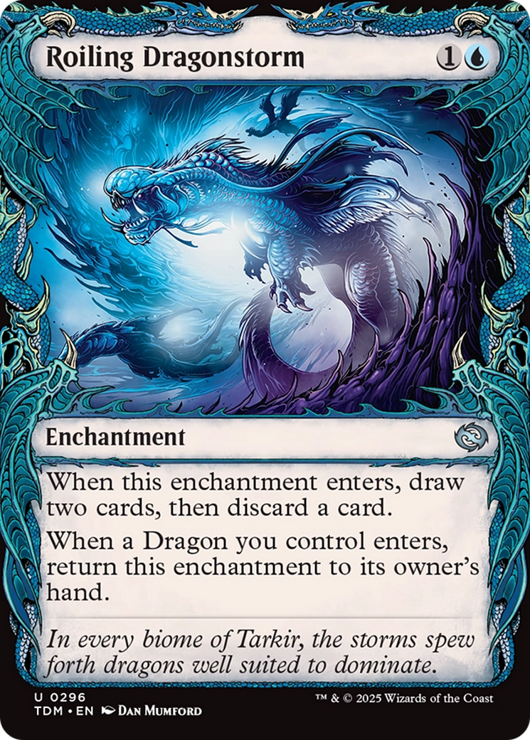 Roiling Dragonstorm (Showcase) (TDM-296) [Tarkir: Dragonstorm]