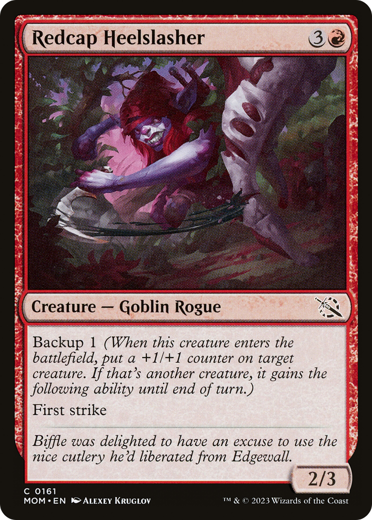 Redcap Heelslasher (MOM-161) [March of the Machine]