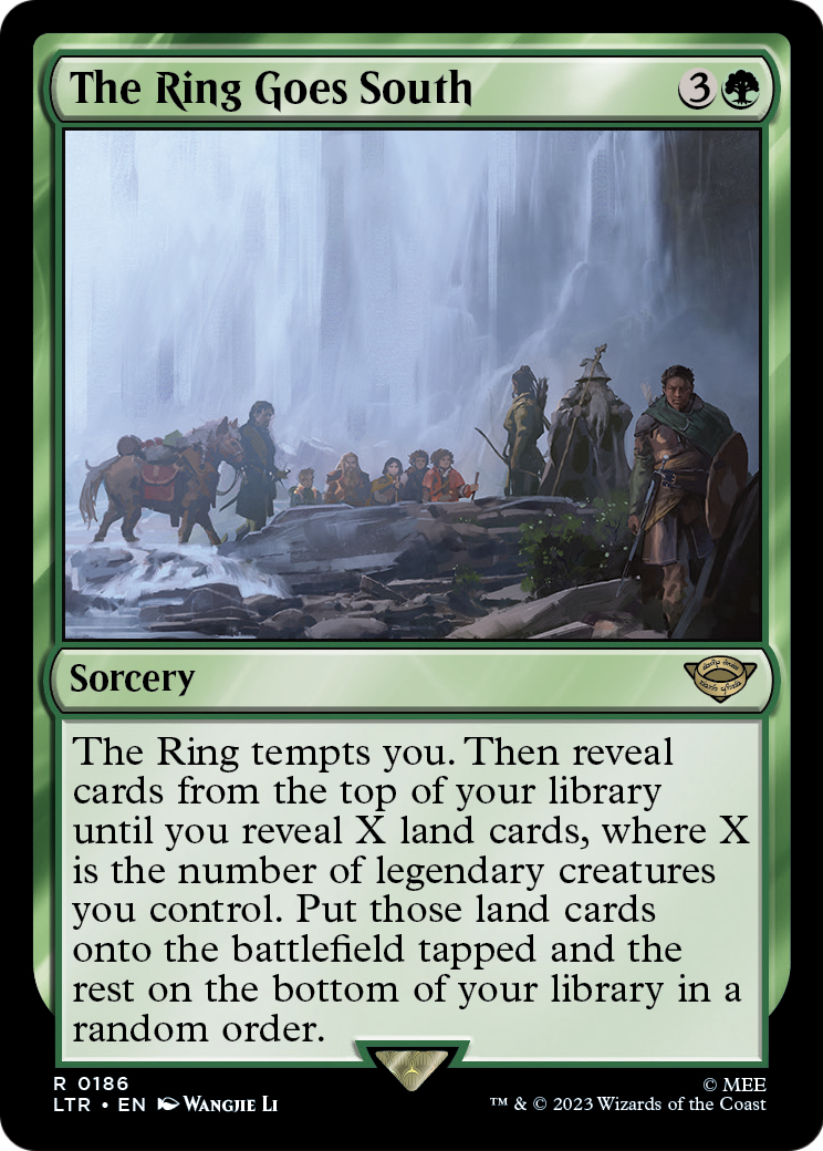 The Ring Goes South (LTR-186) [The Lord of the Rings: Tales of Middle-earth] Foil