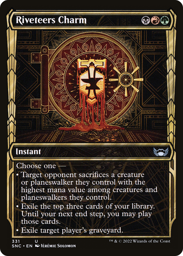 Riveteers Charm (Showcase) (SNC-331) [Streets of New Capenna] Foil