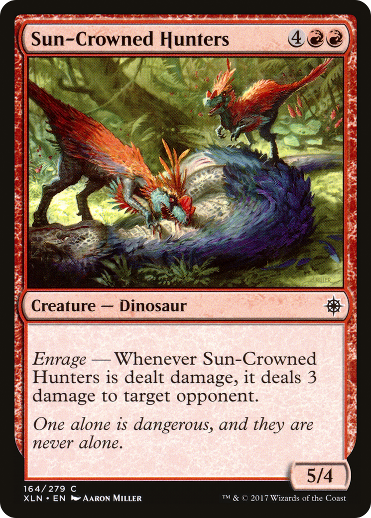Sun-Crowned Hunters (XLN-164) [Ixalan] Foil