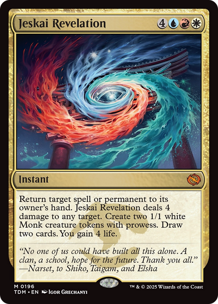 Jeskai Revelation (TDM-196) [Tarkir: Dragonstorm]