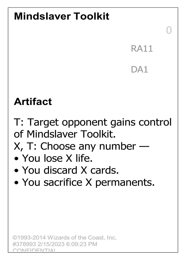Mindslaver Toolkit [Unknown Event]