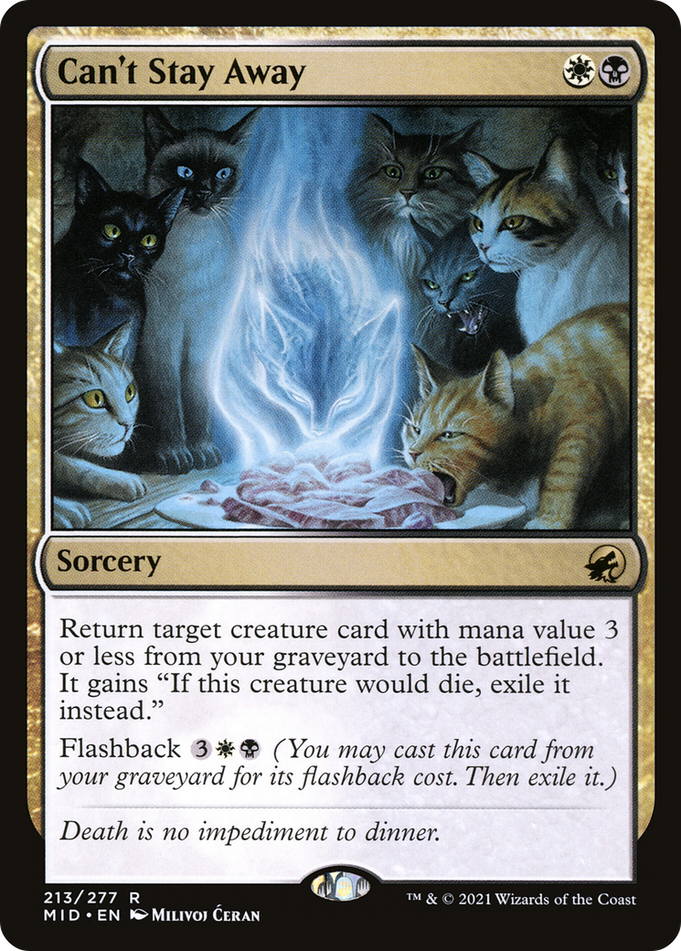 Can't Stay Away (MID-213) [Innistrad: Midnight Hunt] Foil