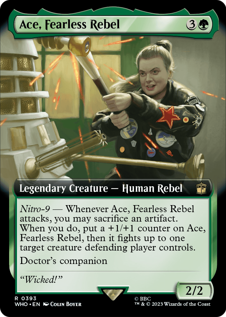 Ace, Fearless Rebel (Extended Art) (WHO-393) [Doctor Who]