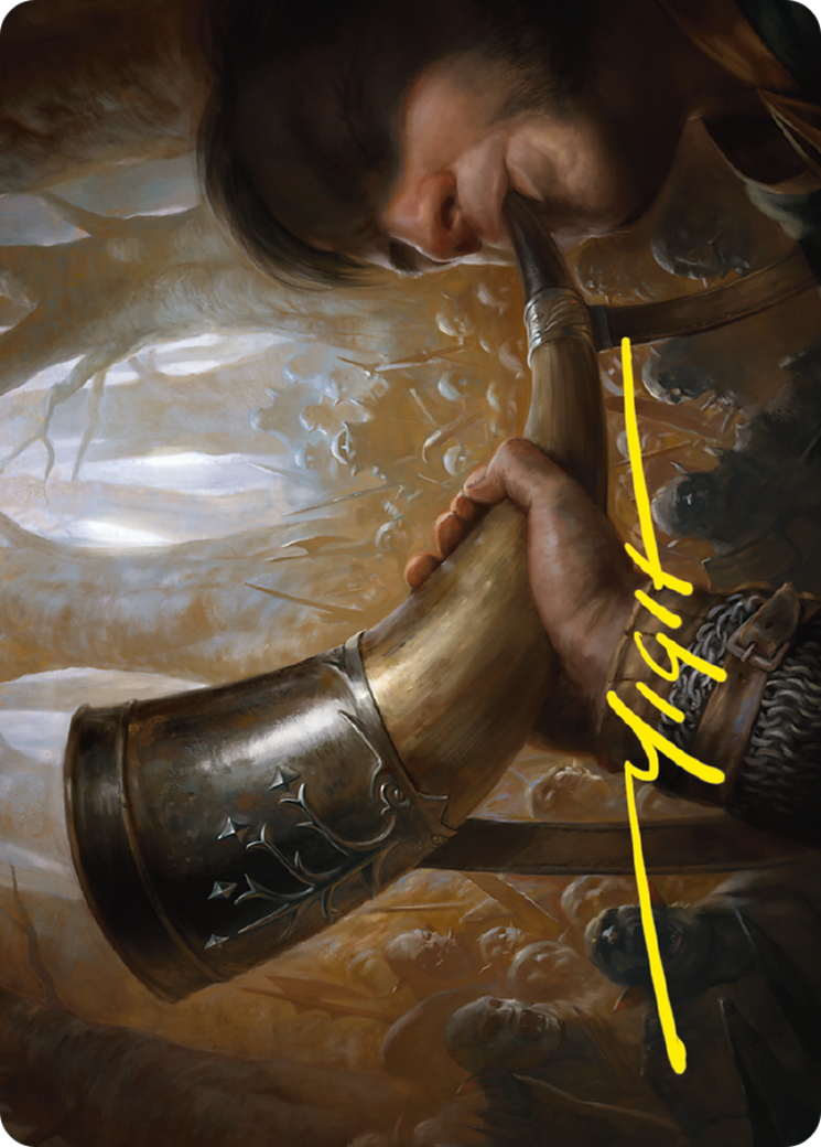 Horn of Gondor // Horn of Gondor (ALTR-029) (Borderless) [Tales of Middle-earth Art Series]