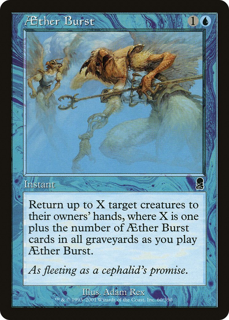 Aether Burst (ODY-060) [Odyssey] Foil