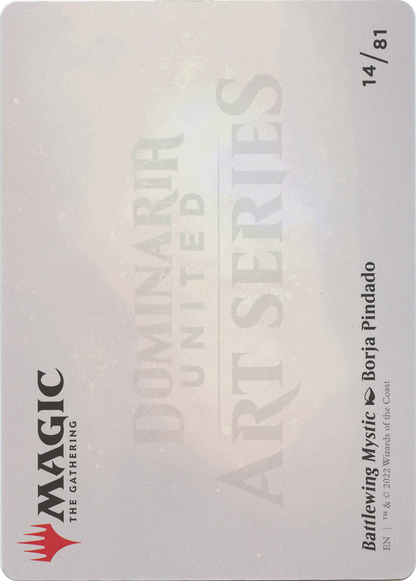 Battlewing Mystic // Battlewing Mystic (ADMU-014) (Borderless) [Dominaria United Art Series]