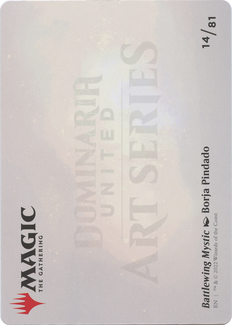 Battlewing Mystic // Battlewing Mystic (ADMU-014) (Borderless) [Dominaria United Art Series] Foil