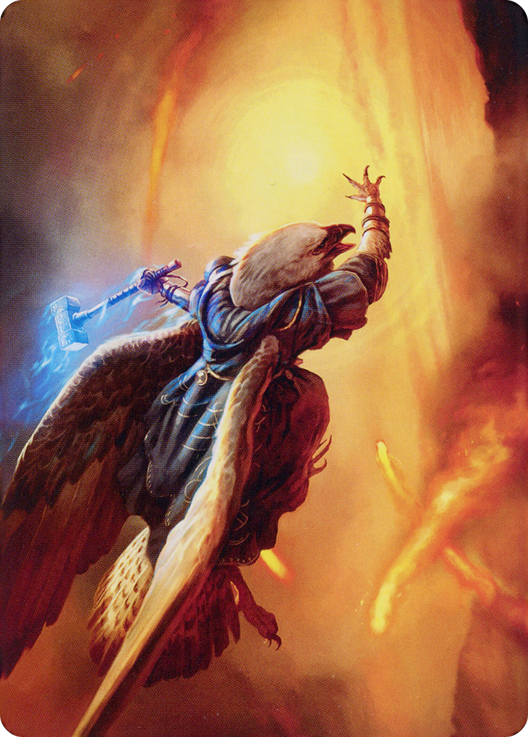 Battlewing Mystic // Battlewing Mystic (ADMU-014) (Borderless) [Dominaria United Art Series]