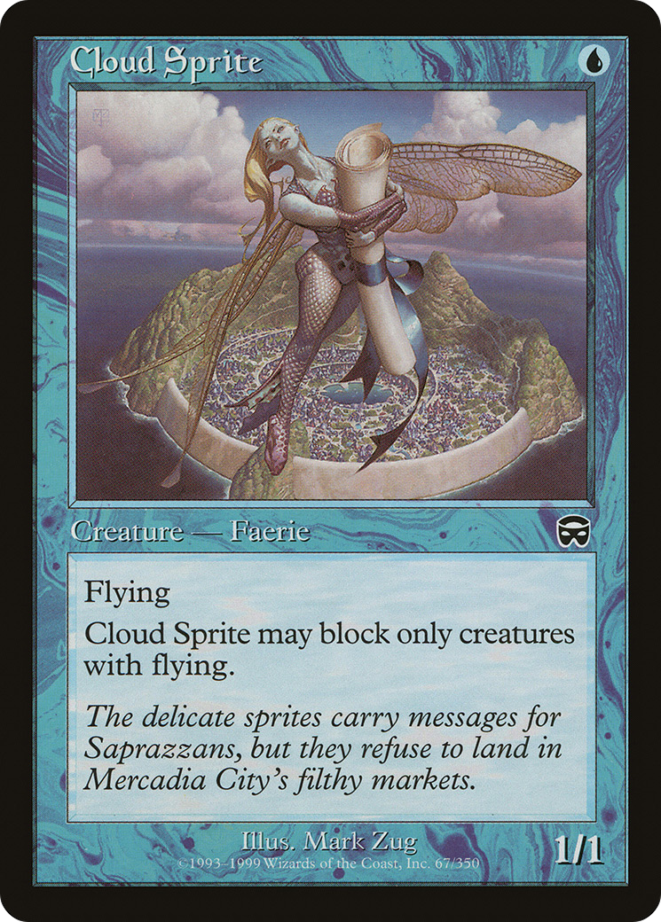 Cloud Sprite (MMQ-067) [Mercadian Masques] Foil