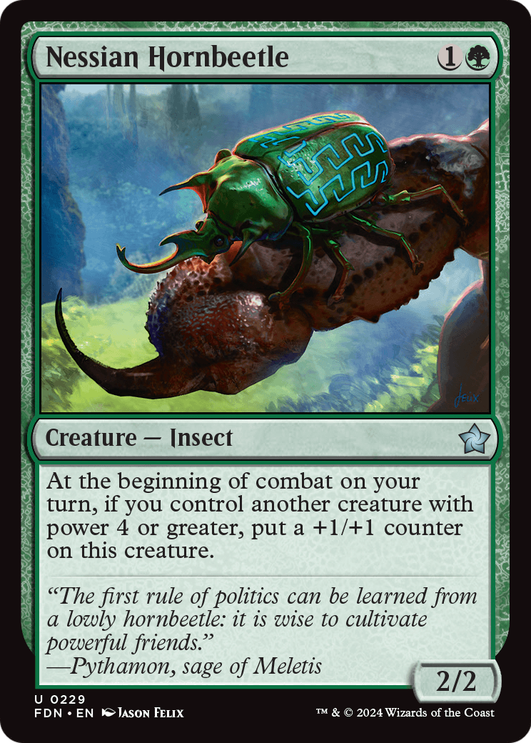 Nessian Hornbeetle (FDN-229) [Foundations]