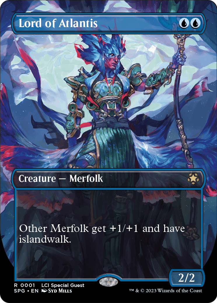 Lord of Atlantis (Borderless) (SPG-001) [Special Guests] Foil