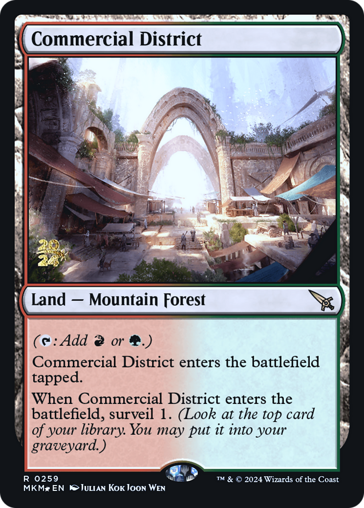 Commercial District (PRE-259) [Murders at Karlov Manor Promos] Foil