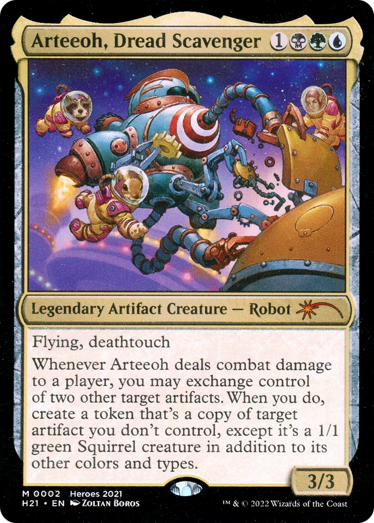 Arteeoh, Dread Scavenger (PH21-002) [2021 Heroes of the Realm]