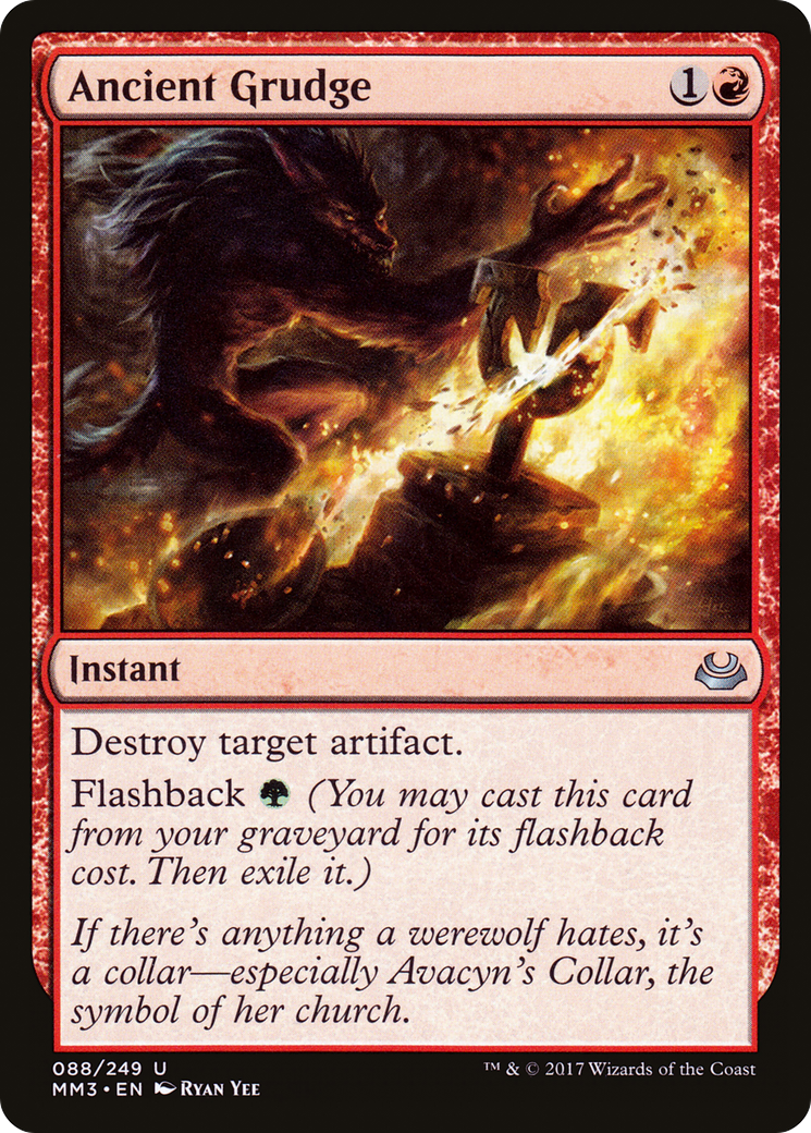 Ancient Grudge (MM3-088) [Modern Masters 2017] Foil