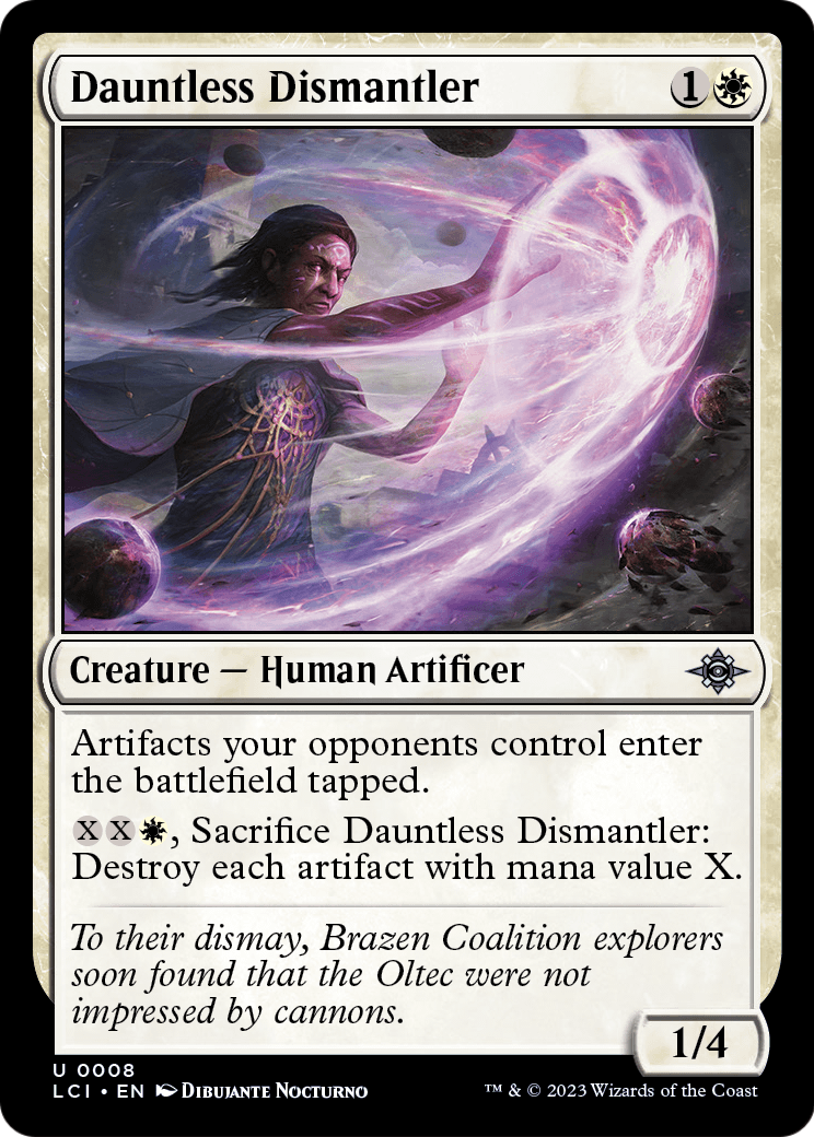 Dauntless Dismantler (LCI-008) [The Lost Caverns of Ixalan] Foil