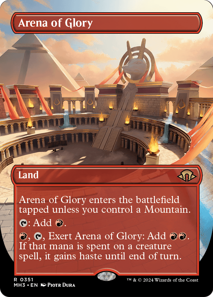 Arena of Glory (Borderless) (MH3-351) [Modern Horizons 3] Foil