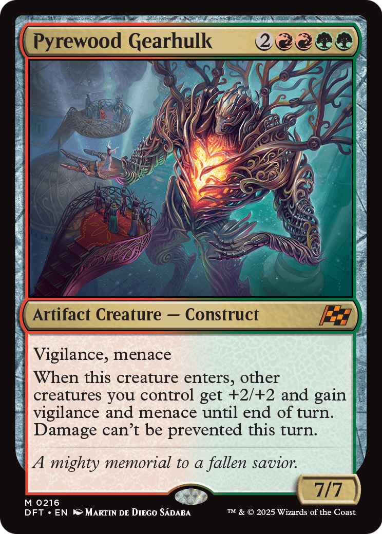 Pyrewood Gearhulk (DFT-216) [Aetherdrift]