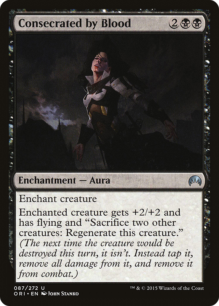 Consecrated by Blood (ORI-087) [Magic Origins] Foil