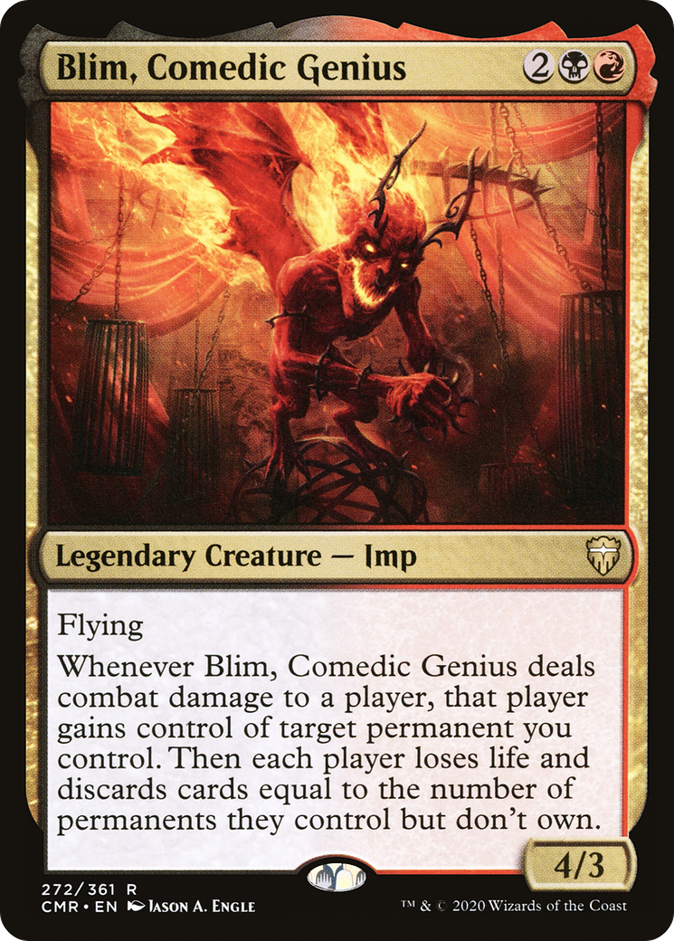 Blim, Comedic Genius (CMR-272) [Commander Legends] Foil
