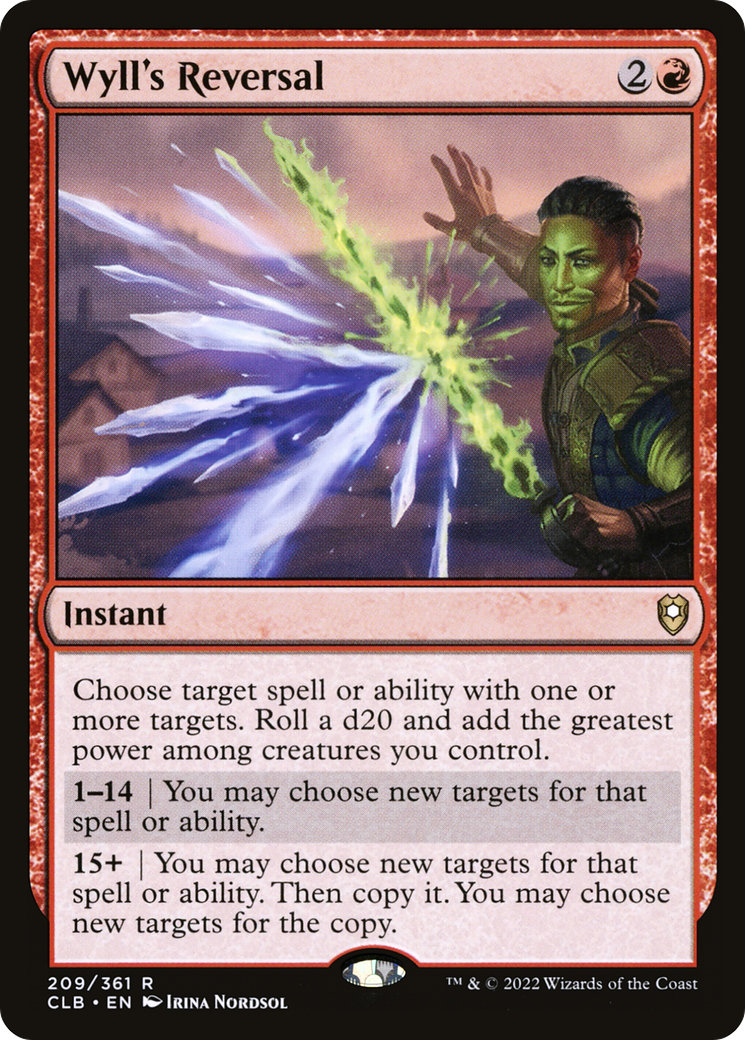 Wyll's Reversal (CLB-209) [Commander Legends: Battle for Baldur's Gate] Foil