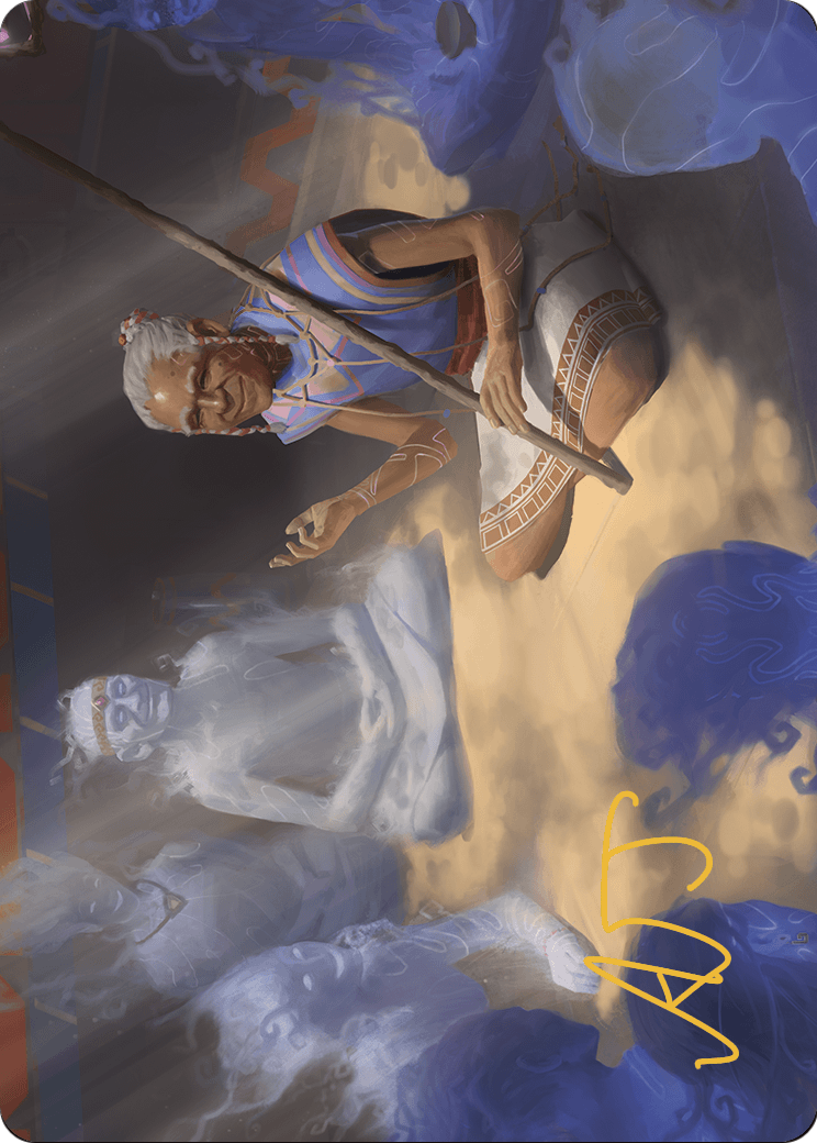 Ancestral Reminiscence // Ancestral Reminiscence (ALCI-009) (Borderless) [The Lost Caverns of Ixalan Art Series] Foil