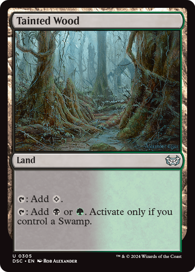 Tainted Wood (DSC-305) [Duskmourn: House of Horror Commander]