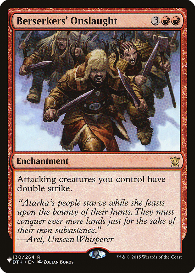 Berserkers' Onslaught (LIST-DTK-130) [The List]