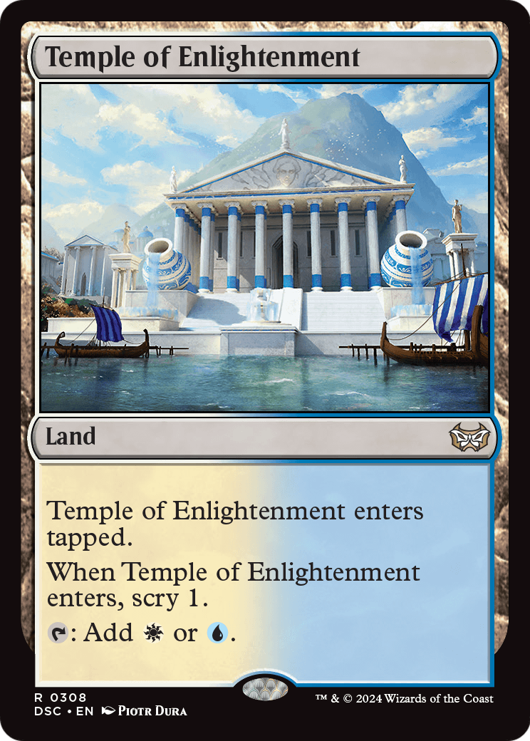 Temple of Enlightenment (DSC-308) [Duskmourn: House of Horror Commander]