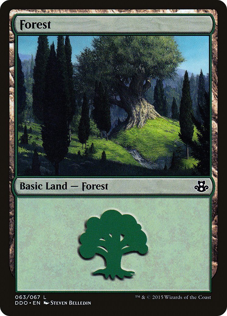 Forest (DDO-063) [Duel Decks: Elspeth vs. Kiora]
