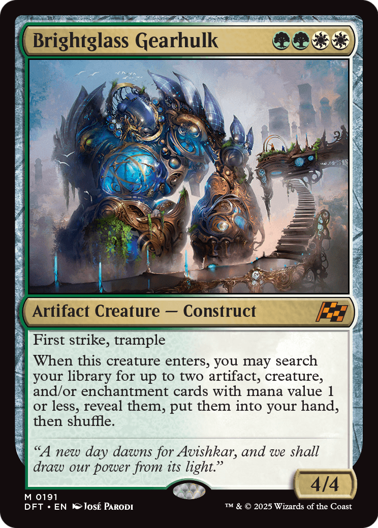 Brightglass Gearhulk (DFT-191) [Aetherdrift]