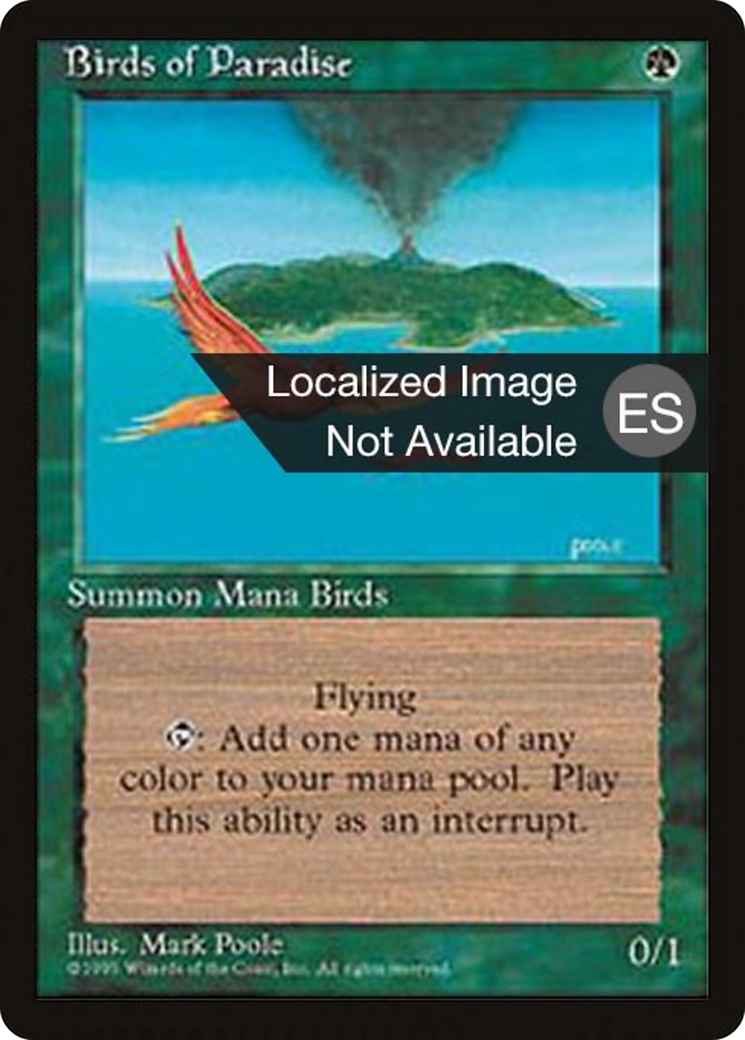 Birds of Paradise (4BB-118) [Fourth Edition Foreign Black Border]