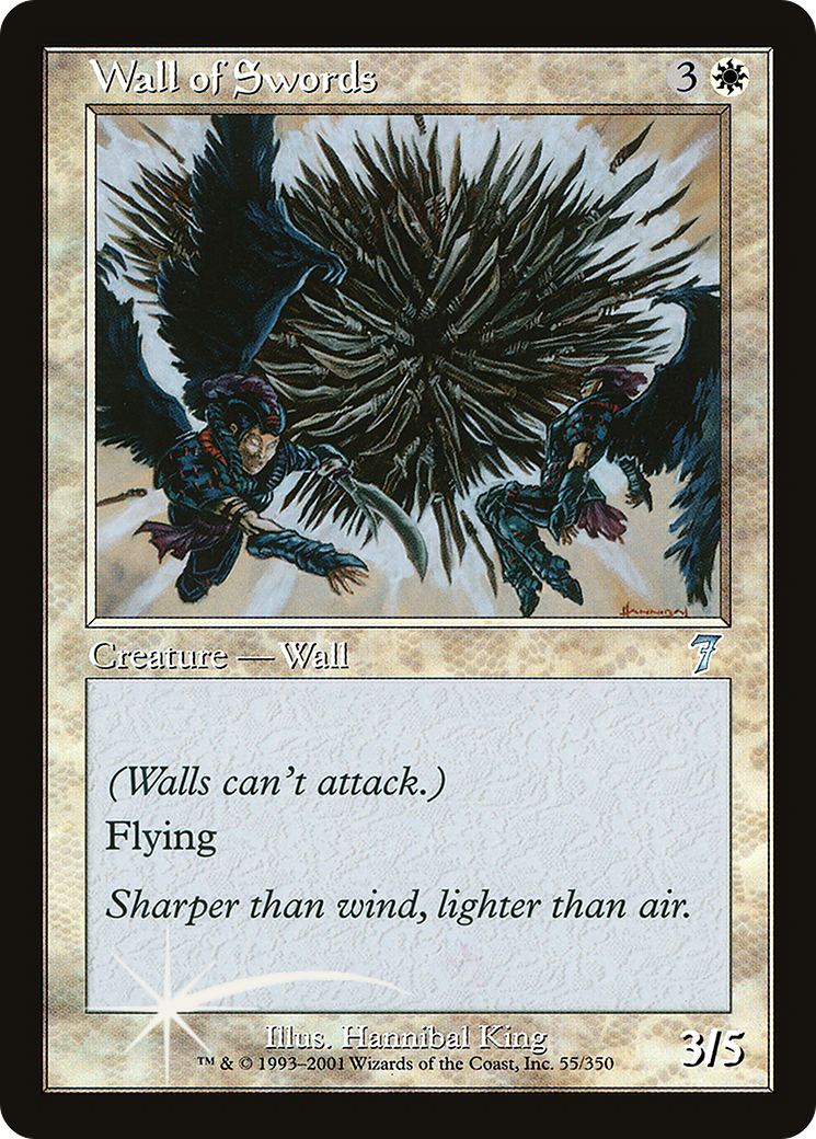 Wall of Swords (7ED-55★) [7th Edition]