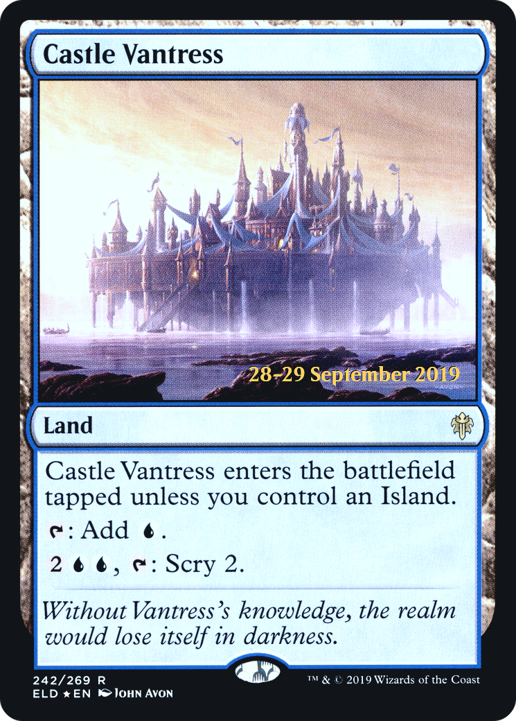 Castle Vantress (PRE-242S) [Throne of Eldraine Promos] Foil