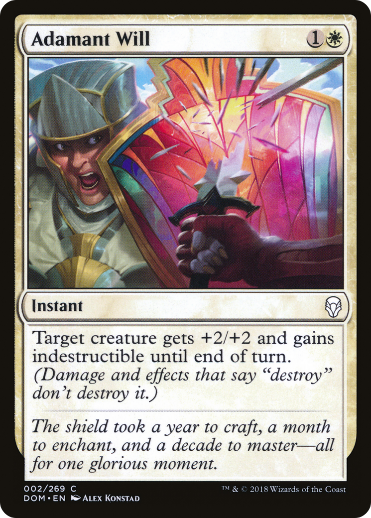 Adamant Will (DOM-002) [Dominaria]