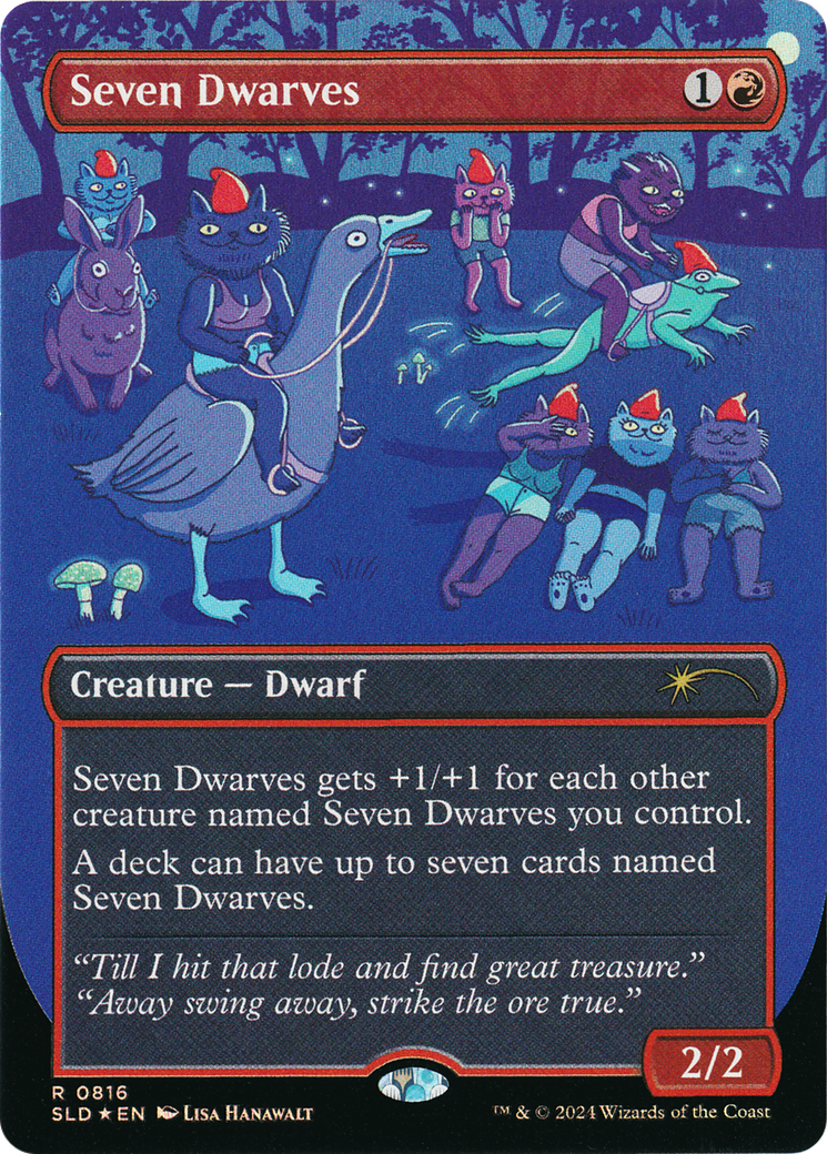 Seven Dwarves (SLD-816) (Borderless) [Secret Lair Drop Series] Foil
