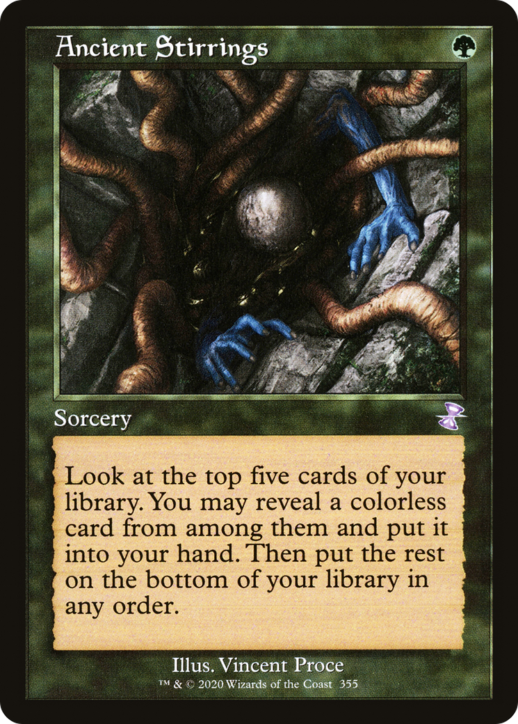 Ancient Stirrings (TSR-355) [Time Spiral Remastered] Foil