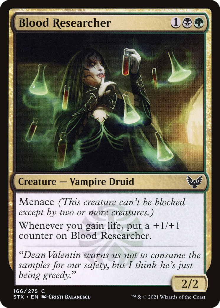 Blood Researcher (STX-166) [Strixhaven: School of Mages]