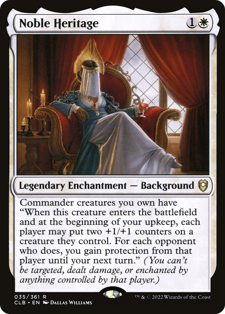 Noble Heritage (CLB-035) [Commander Legends: Battle for Baldur's Gate]