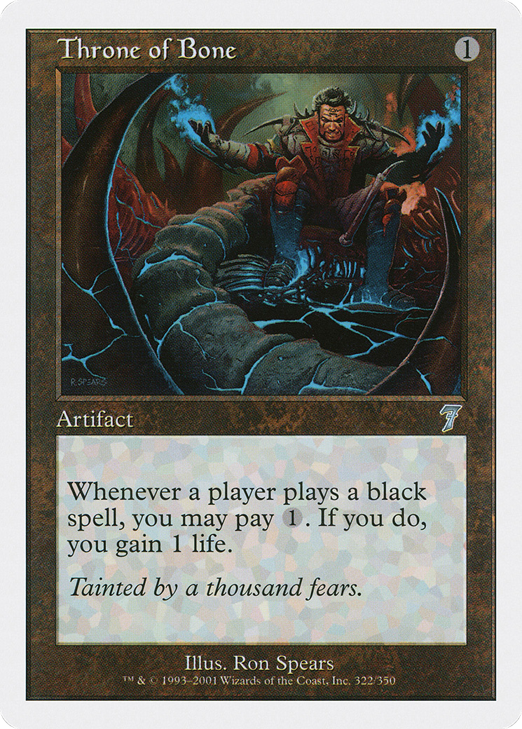 Throne of Bone (7ED-322) [7th Edition] Foil
