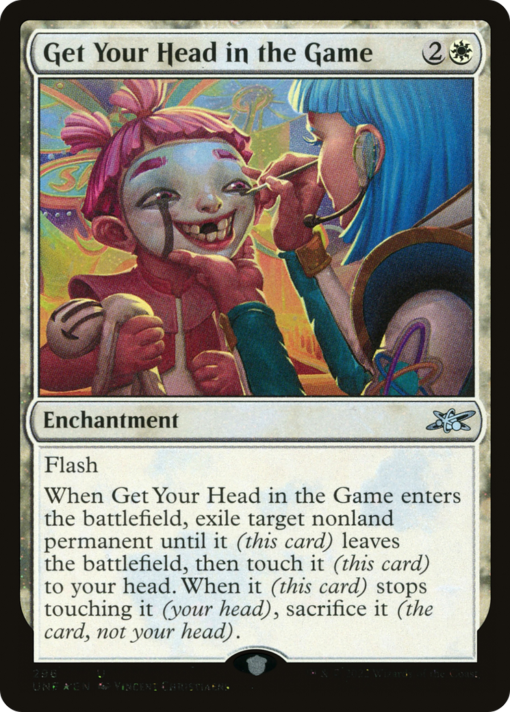 Get Your Head in the Game (Galaxy Foil) (UNF-296) [Unfinity] Foil