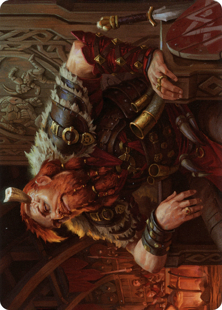 Arni Brokenbrow Art Card (ASKHM-030) (Borderless) [Art Series: Kaldheim]