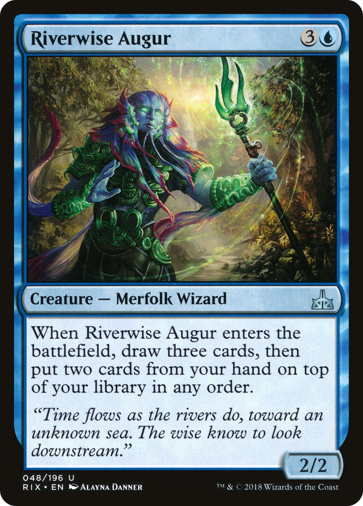 Riverwise Augur (RIX-048) [Rivals of Ixalan] Foil