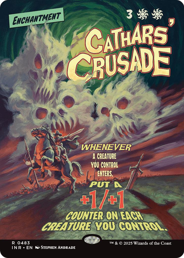 Cathars' Crusade (Showcase) (INR-483) (Borderless) [Innistrad Remastered]