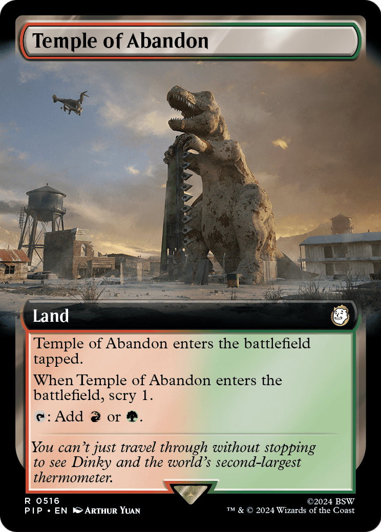 Temple of Abandon (Extended Art) (PIP-516) [Fallout]