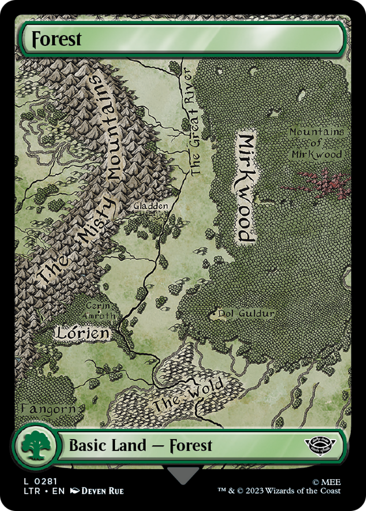 Forest (LTR-281) [The Lord of the Rings: Tales of Middle-earth] Foil
